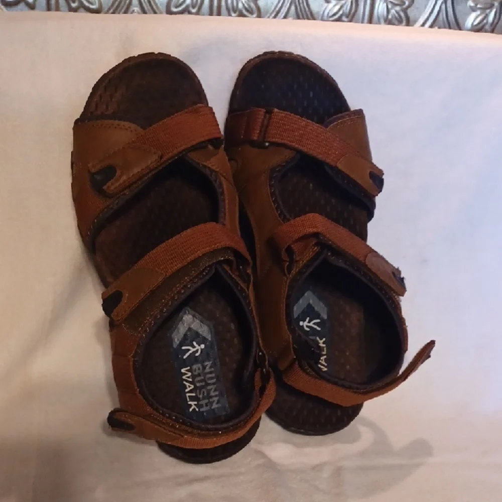 Nunn Bush Brown Walking Sandals Mens Size 12